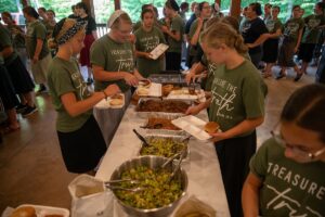 Campers at All Girls Christian Camp