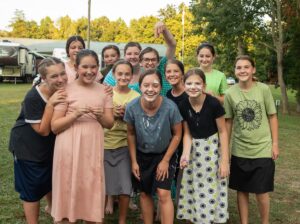 Campers at All Girls Christian Camp